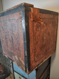 Antique caisse d'expédition de thé 1899 Tea shipping crate