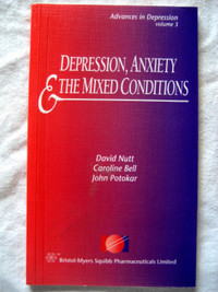 MEDICINE - NEW BOOK - Depression Anxiety and the Mixed Condition