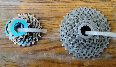 Road and mountain bicycle cassettes, View more