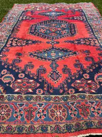 Vintage Hand-knotted    Persian wool rug