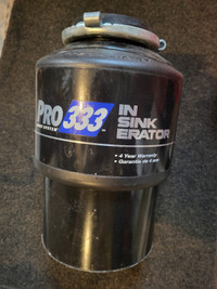 Sink Garbage Disposal unit INSINKERATOR 333 - repair or parts