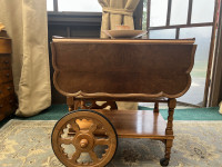Antique tea wagon