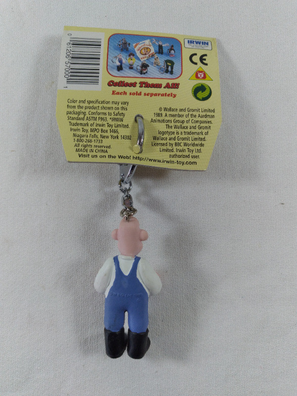 2 Vintage 1989 Wallace & Gromit Collectable Key Chain in Arts & Collectibles in Moncton - Image 2