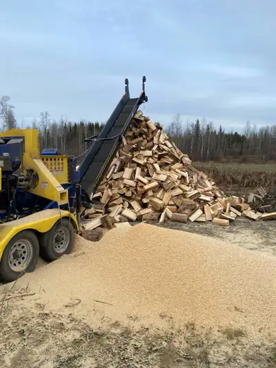 Dyna Firewood Processors for rent. Message for Rates.