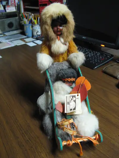 Inuit Doll on Sled, View more