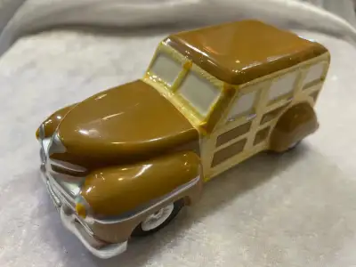 Snow Village - Dept. 56 Woody Station Wagon.