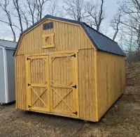 10x16 lofted barn in stock, for sale and ready for delivery