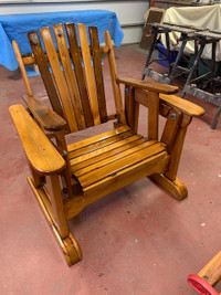 Adirondack glider chair