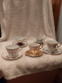 3 Cup & Saucer Sets (Mother/Grandmother/50th Anniversary)