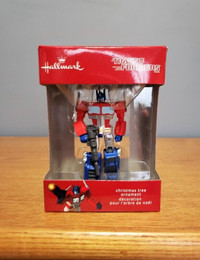 Hallmark Transformers Optimus Prime Tree Ornament - NEW
