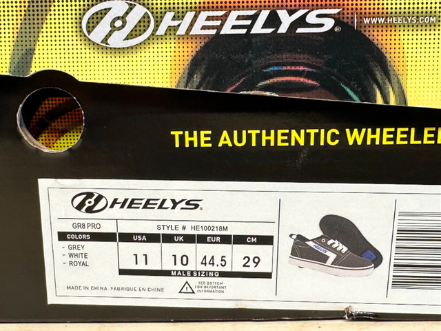 NEW in Box. Heelys GR8 Pro Wheeled Shoes Sz 11 in Men's Shoes in City of Toronto - Image 2