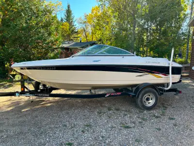 This boat is in premium condition inside and out. Low hours, not used enough! Always covered, profes...