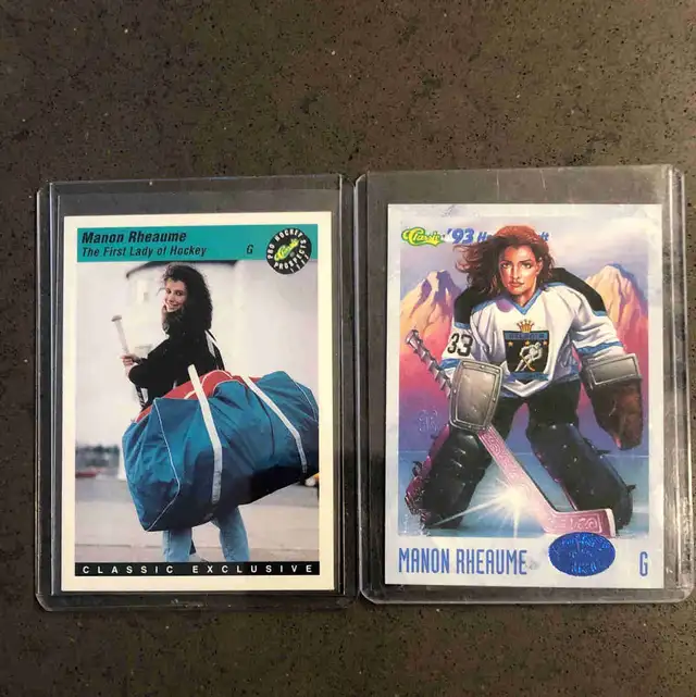 Manon Rheaume Hockey Cards in Arts & Collectibles in Markham / York Region - Image 2