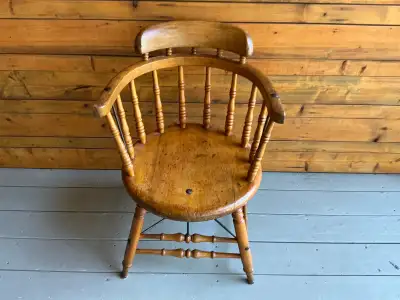 Antique Vintage Captain’s Chair, View more