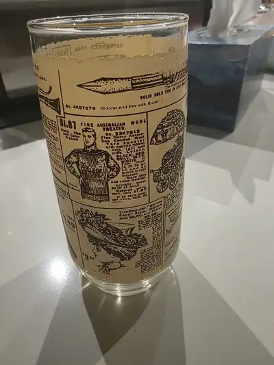Vintage style Sears 1908 catalog glass , View more