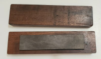 Wet Stone Sharpening Tool Wood Case