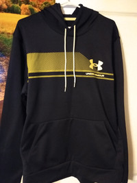 Under armour brand new sweater hoodie - XL Black and neon