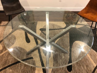 Glass Top Table Piece