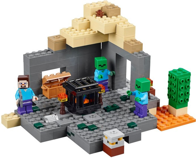 LEGO Minecraft 21119 The Dungeon 3 Minifigures 219 Pieces in Toys & Games in Regina