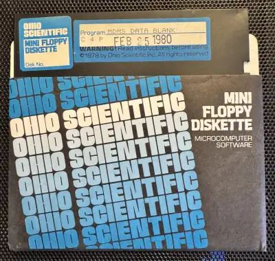 Vintage Ohio Scientific (OSI) Floppy Disk Lot – 6 Disks, View more