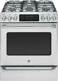 GE CAFE 30" Slide In Gas Range with Baking Drawer- brand new