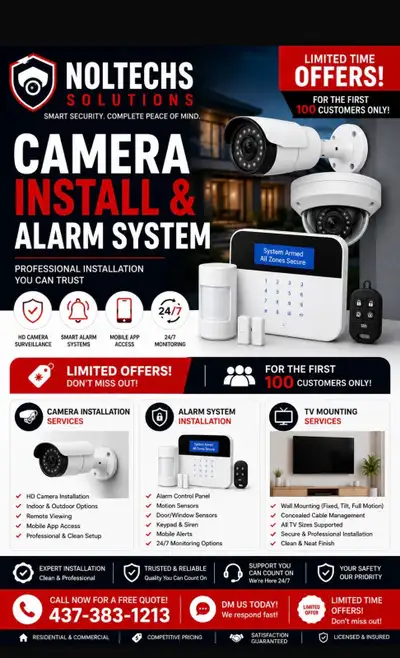 Professional TV Mounting & Home Security Installation, View more