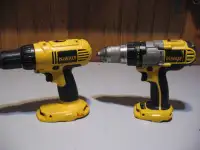 DeWalt 18 Volt Drill and Hammer Drill, Bare Tools Only