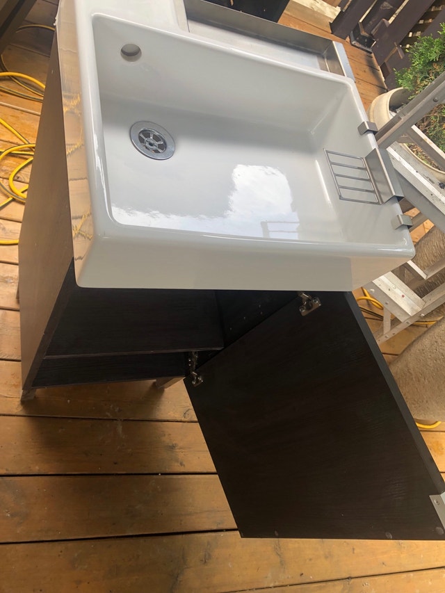 IKEA Bathroom Vanity with Sink Plumbing, Sinks, Toilets & Showers