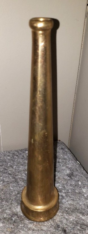 Brass fire nozzle 10 inch's in Arts & Collectibles in Cornwall
