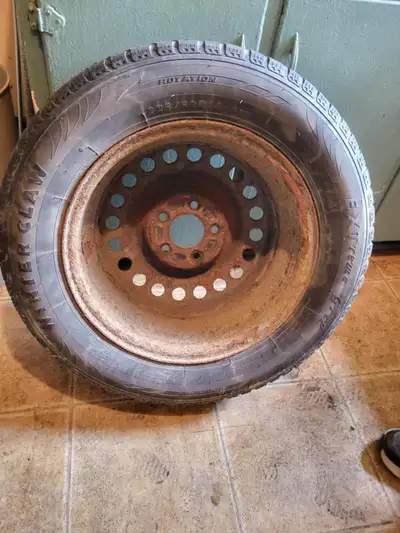 4 winter tires on rims 225/60r16 120.00 call kevin 7093513299
