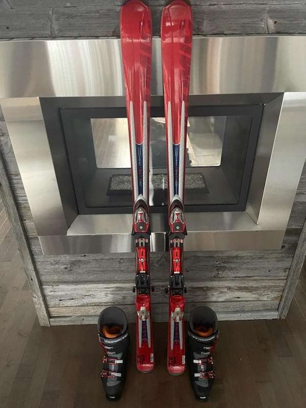 Ski alpin Atomic 170cm et bottes Salomon (29) 175$ dans Ski  à Laurentides
