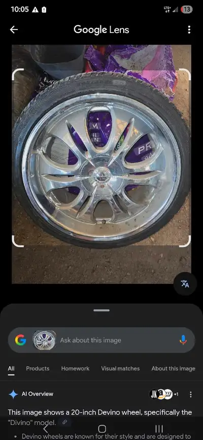 These are used 20inch devino chrome rims. 5-bolt.In good condition. Pick-up only