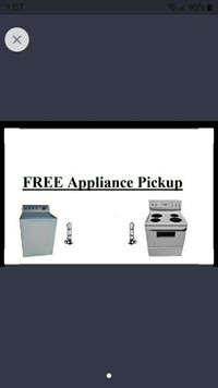Free appliance pickup