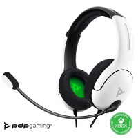 NEW AIRLITE Wired Headset w/mic (PDP) for Xbox and PC - White