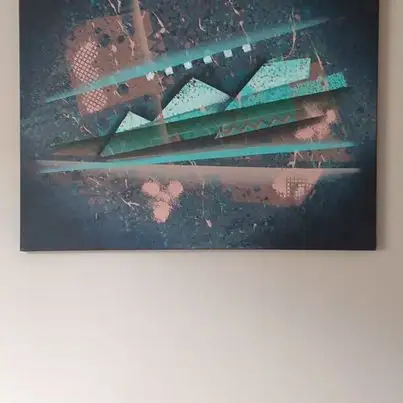 Large Wall Art Canvas  - H- 50" W- 40" in Home Décor & Accents in Kitchener / Waterloo - Image 4