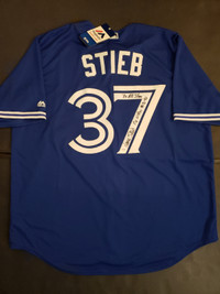 Dave Stieb Autographed Toronto Blue Jays Jersey (PSA COA)