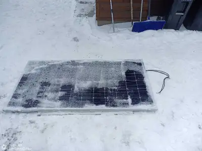 380w solar panel and 12v deep cycle battery with mounts, View more