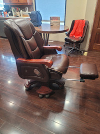 Leather Office chair with massager