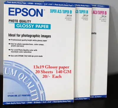 Epson paper rolls & sheets brand new, View more