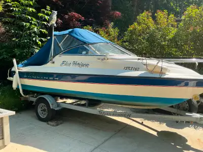 2005 Bayliner 19.5 3.0l closed loop Mercrusier Cuddy with 275 hrs good canvas and seats like new Roa...