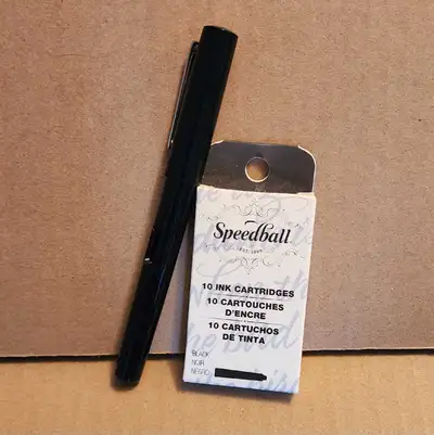 Speedball Fountain Pen + Cartridges , View more