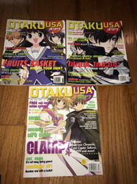 OTAKU USA Anime Magazine Lot of 3 (2009/10/11)
