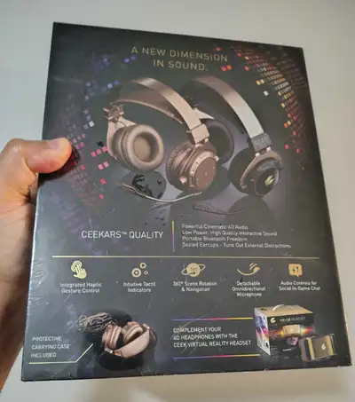 Sealed CEEK 4D Gaming ANC Headphones Spatial + Sensory Bass, View more