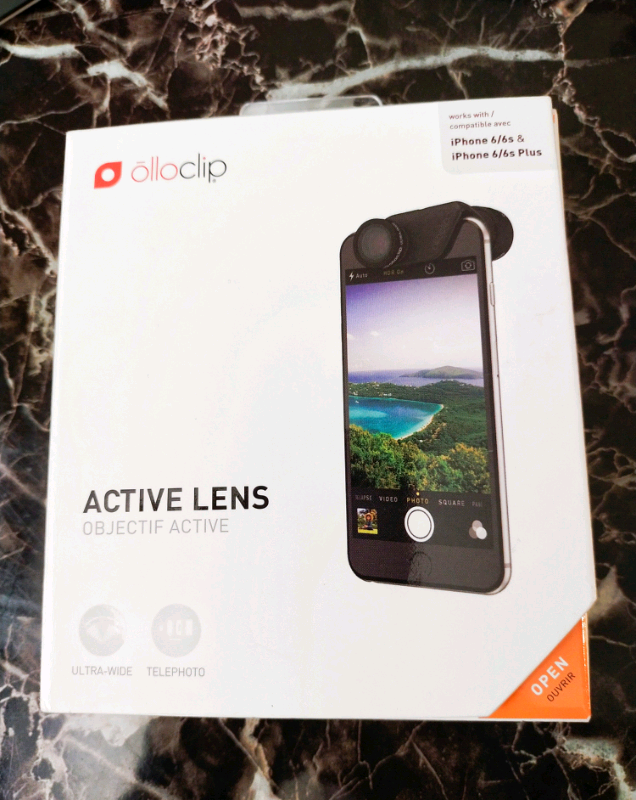 Iphone telephoto and Wideangle clip-on phone lens in Cell Phone Accessories in Mississauga / Peel Region - Image 3