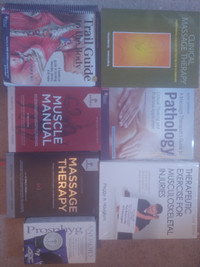 Textbooks. Massage therapy textbooks.