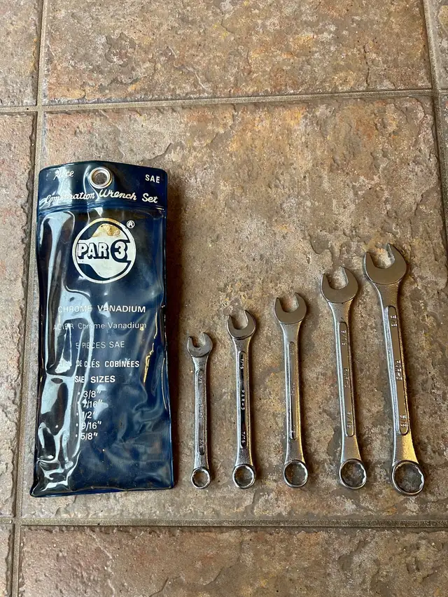 Par 3, 5 piece Combination Wrench Set in Hand Tools in Oshawa / Durham Region - Image 2