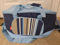 NEW - Terr Gear Insulated Cooler Bag - Blue Stripes