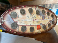1999 Canada Millenium Quarter Collection -  13 Coin Set