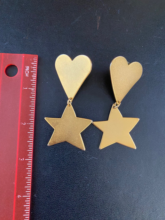 Martha Sturdy Vancouver heart and star earrings in Jewellery & Watches in Delta/Surrey/Langley - Image 2