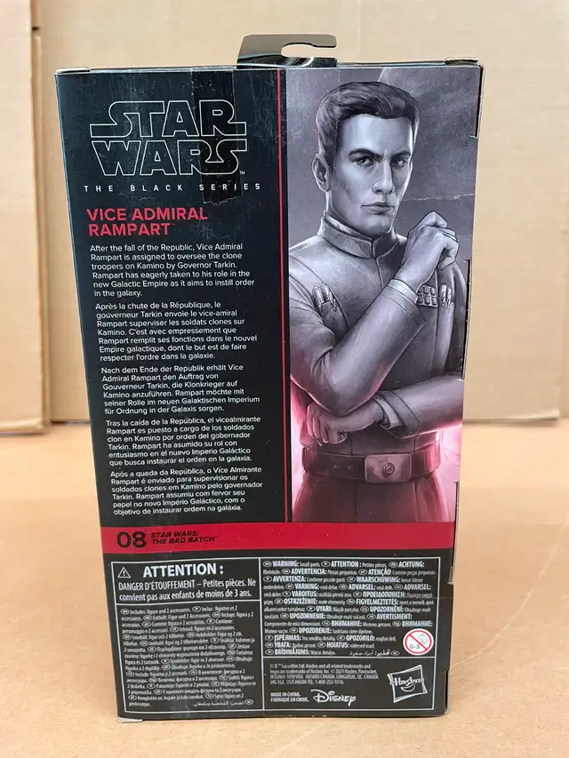 Star Wars Black Series 6" The Bad Batch 08 Vice Admiral Rampart62863738093953122